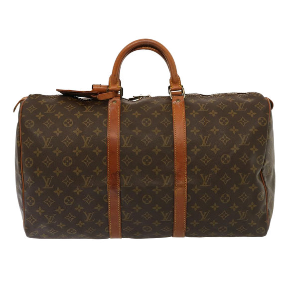 LOUIS VUITTON Monogram Keepall 50 Boston Bag M41426 LV Auth 76552 - Picture 13 of 16